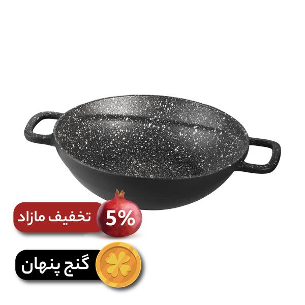 تابه ووک چدن سایز 28 (بدون درب)	