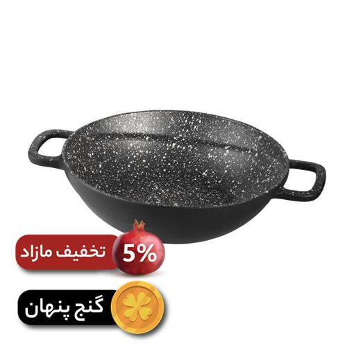 تابه ووک چدن سایز 28 (بدون درب)