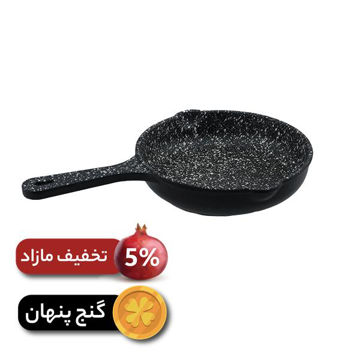 تابه چدن تک دسته سایز 14	