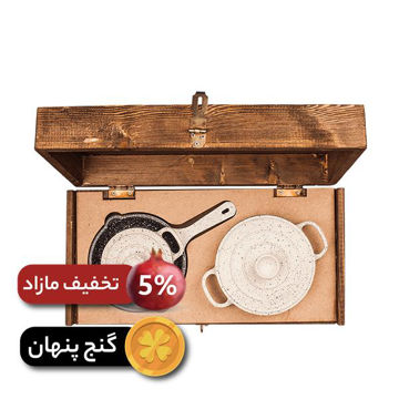 سرویس چدن 5 پارچه کودک (با جعبه چوبی)	