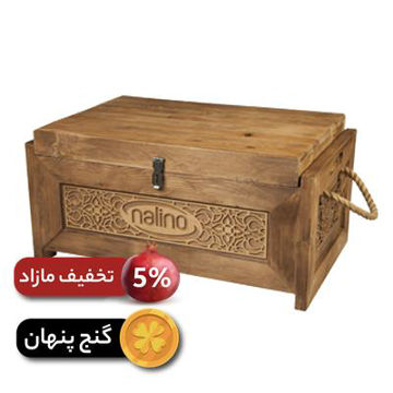 جعبه چوبی کادویی سرویس 8 پارچه	